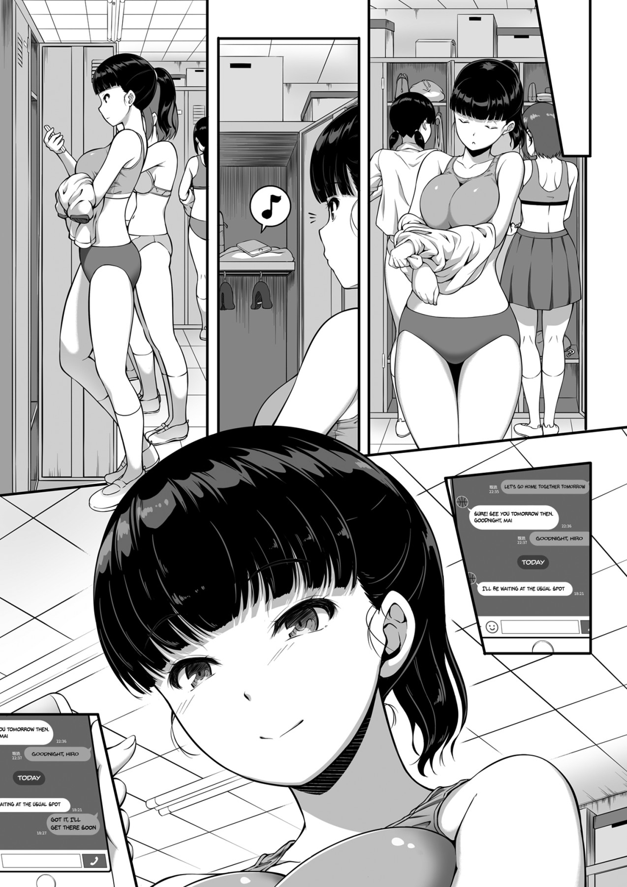 Hentai Manga Comic-Girl's Volleyball Club, Schoolgirl NTR-Read-6